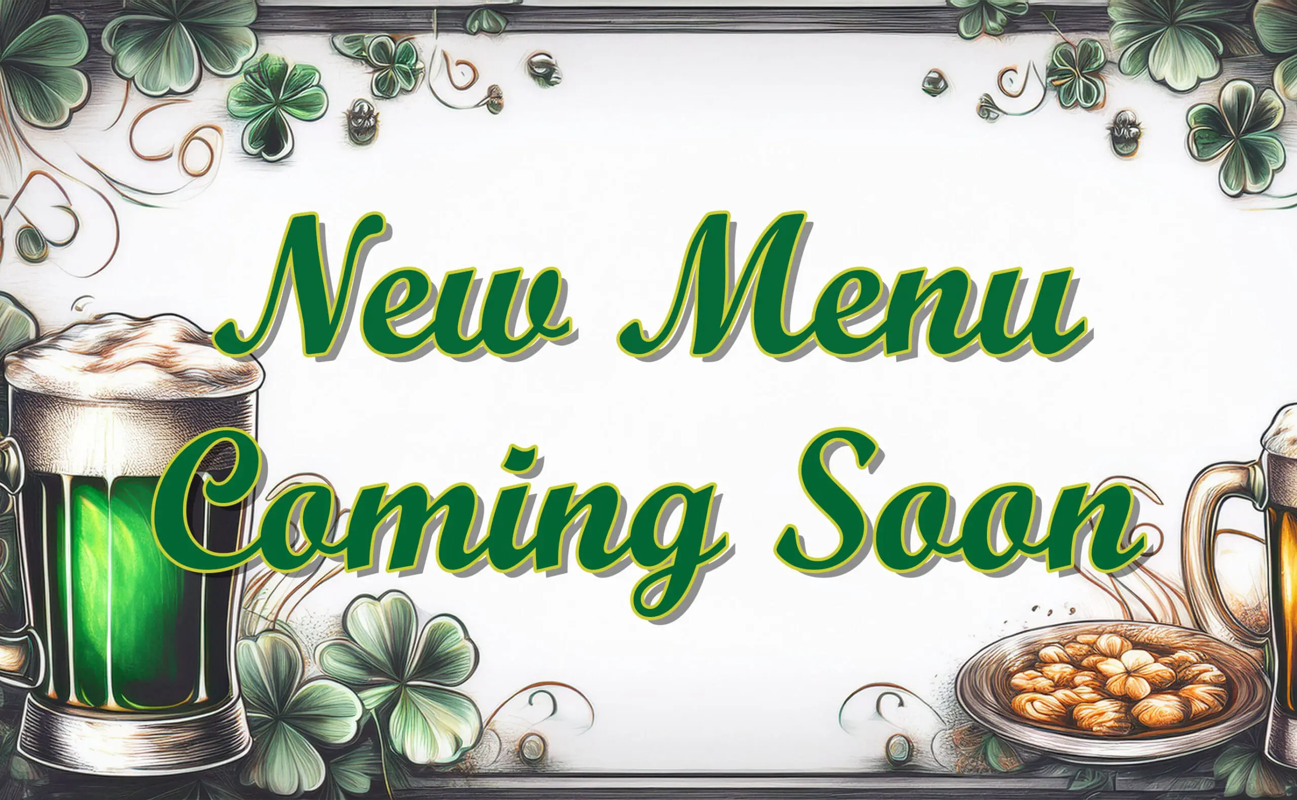 Florida Irish American Society Special Menu